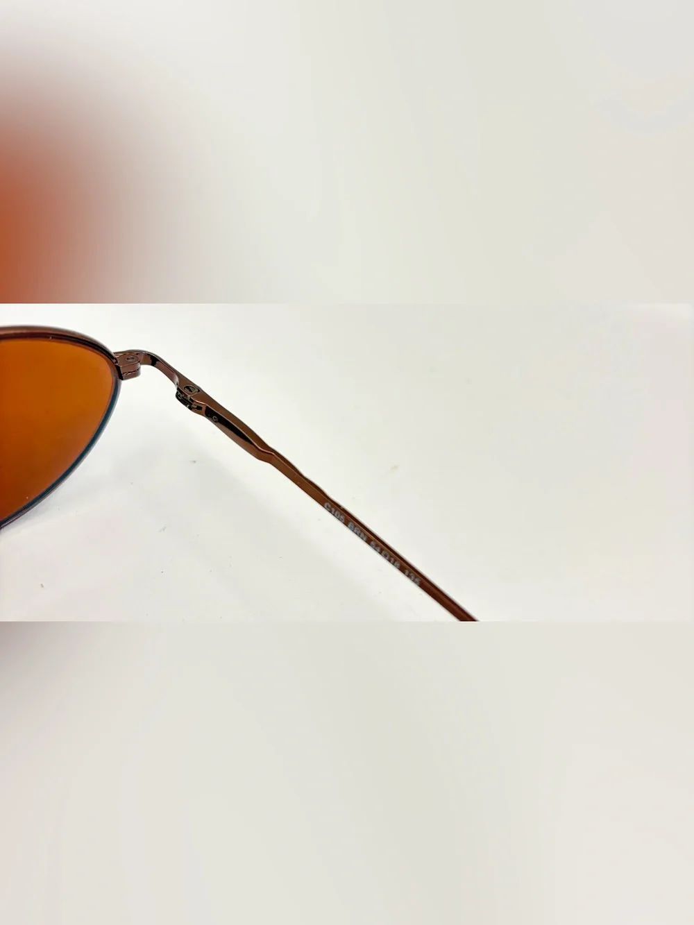 Caravaggio C105 Brown Oval Metal Sunglasses Frames Only